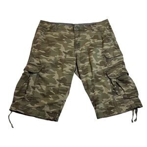 George Men's Camouflage Cargo Shorts 36 Summer Casual Y2K Outdoors Camp Hike